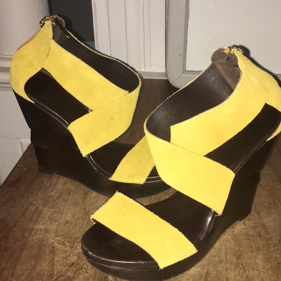 DvF Opal Crisscross Wedge Sandals - Picture 3 of 8